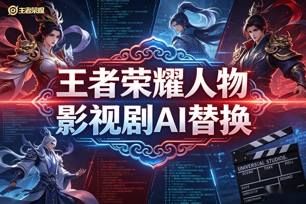 影视剧AI王者荣耀人物影视剧替换教学