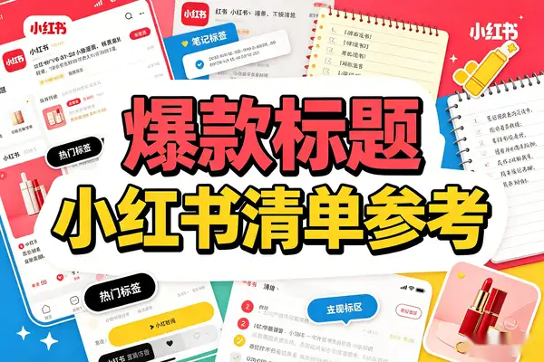 小红书爆款标题清单参考