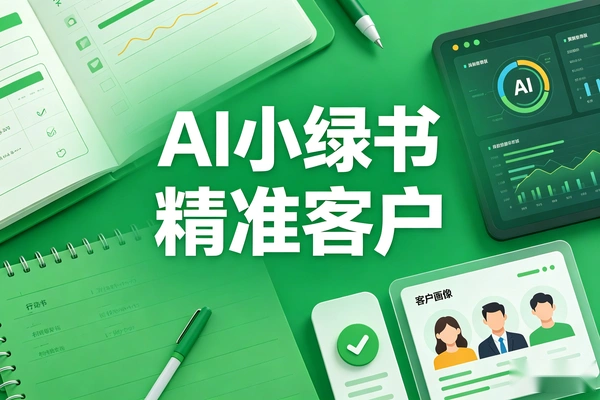 AI小绿书2个月收割1112精准客户5.9万签单