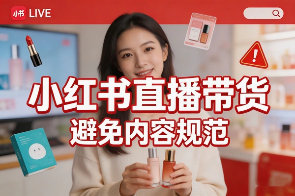 小红书直播带货内容规范