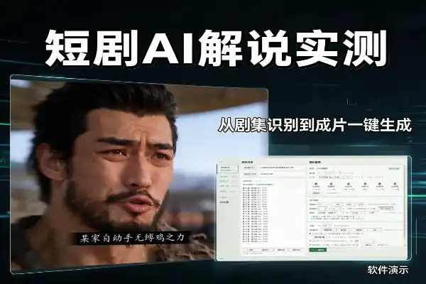 短剧二创教程：AI 把一整部剧做成解说片，一键出片